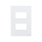 PLACA 4X2 - 2 MÓDULOS (ACRÍLIC BRANCO) - LX