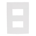 Placa 4X2 2 Módulos Separados Branco Puro Decor Schneider