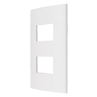 Placa 4X2 2 Módulos Separados Branco Puro Decor Schneider