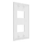 Placa 4X2 2 Módulos Separados Branco Puro Decor Schneider