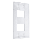 Placa 4X2 2 Módulos Separados Prata Artico Decor Schneider