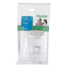 Placa 4X2 2 Módulos Separados Prata Artico Decor Schneider