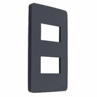 Placa 4X2 2 Módulos Stellar Black Orion Schneider