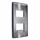 Placa 4X2 2 Módulos Stellar Black Orion Schneider