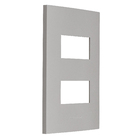 Placa 4x2 2Módulo(s) DIST com Suporte Inova Pro Class Titanium Alumbra