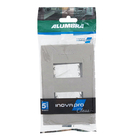 Placa 4x2 2Módulo(s) DIST com Suporte Inova Pro Class Titanium Alumbra