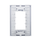 PLACA 4X2 - 3 MÓDULOS (C/SUP) (DOURADO) - LX