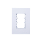 PLACA 4X2 - 3 MÓDULOS (C/SUP) BRANCO FOSCO) - LX