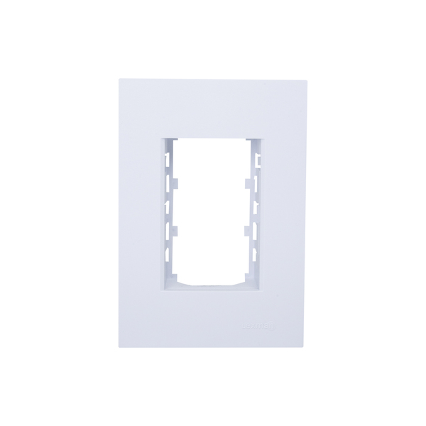 PLACA 4X2 - 3 MÓDULOS (C/SUP) BRANCO FOSCO) - LX