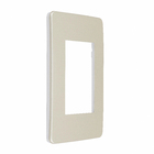 Placa 4X2 3 Módulos Branco Alumínio Aurora Gold Orion Schneider