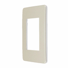 Placa 4X2 3 Módulos Branco Alumínio Aurora Gold Orion Schneider