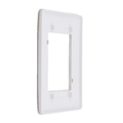 Placa 4X2 3 Módulos Branco Alumínio Aurora Gold Orion Schneider