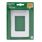 Placa 4X2 3 Módulos Branco Alumínio Cosmic Grey Orion Schneider