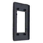 Placa 4X2 3 Módulos Grafite Alumínio Galaxy Black Orion Schneider