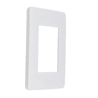 Placa 4X2 3 Módulos Branco Chrome Soft Orion Schneider