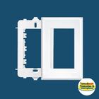 Placa 4x2 3 Módulos Com Suporte Fame Evidence