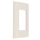 Placa 4X2 3 Módulos Marfim Saara Decor Schneider