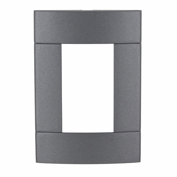Placa 4X2 3 Módulos Onix Decor Schneider