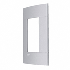 Placa 4X2 3 Módulos Prata Artico Decor Schneider