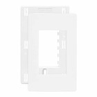 Placa 4x2 3 Posto Separado Infiniti Branco C/ Suporte