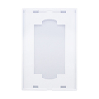 PLACA 4X2 - CEGA (ACRÍLIC BRANCO) - LX