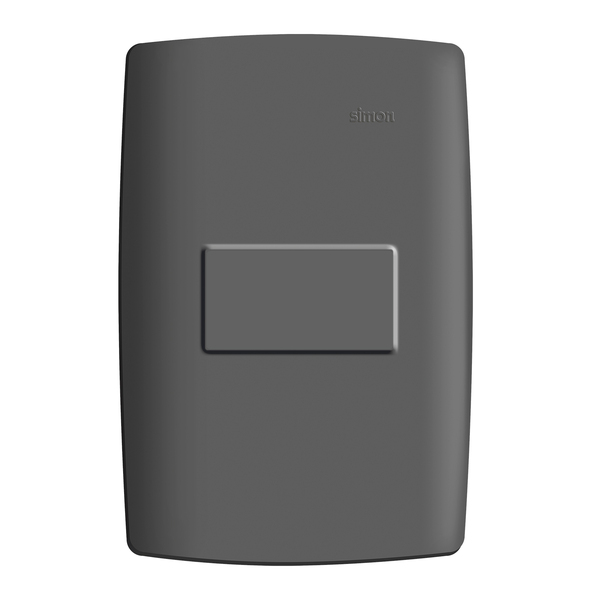 Placa 4x2 Cega com Suporte Grafite Simon 30 Simon