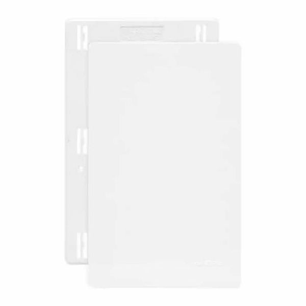 Placa 4x2 Cega Infiniti Branco C/ Suporte