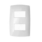 Placa 4x2 Com 2 Módulos Separados Linha Home Blux Branco