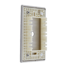 Placa 4X2 com Furo Aço Novara Dicompel