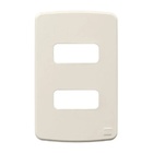 Placa 4x2", Composé 2 Posições Marfim