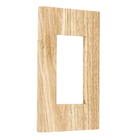 Placa 4x2 para 3 Módulos com Suporte Avelã Madrid Lexman