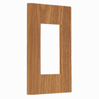 Placa 4x2 para 3 Módulos com Suporte Cumaru Madrid Lexman