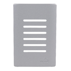 Placa 4X2 para 6 Interruptores Aço Novara Dicompel