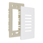 Placa 4X2 para 6 Interruptores Branco Novara Dicompel