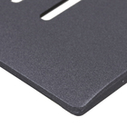 Placa 4X2 para 6 Interruptores Preta Grafite Novara Dicompel