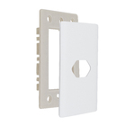 Placa 4x2 para Tomada 2P+T Horizontal Branco Novara Dicompel