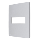 Placa 4X4 2 Módulos Gamma Silver Orion Schneider