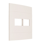 Placa 4X4 2 Módulos Separados Marfim Saara Decor Schneider