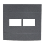 Placa 4X4 2 Módulos Separados Onix Decor Schneider