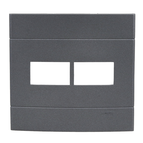 Placa 4X4 2 Módulos Separados Onix Decor Schneider