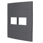 Placa 4X4 2 Módulos Separados Onix Decor Schneider
