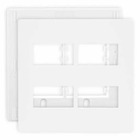 Placa 4x4 4 Posto Separado Infiniti Branco C/ Suporte