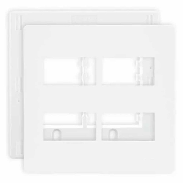 Placa 4x4 4 Posto Separado Infiniti Branco C/ Suporte