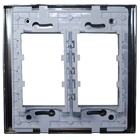 PLACA 4X4 - 6 MÓDULOS (C/SUP) (PRATA ACETINADO) - LX