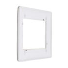 Placa 4X4 6 Módulos Branco Aluminio Aurora Gold Orion Schneider