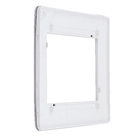 Placa 4X4 6 Módulos Branco Aluminio Cosmic Grey Orion Schneider