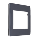 Placa 4X4 6 Módulos Grafite Aluminio Galaxy Black Orion Schneider