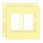 Placa 4x4 6 Posto Separado Infiniti Amarelo C/ Suporte