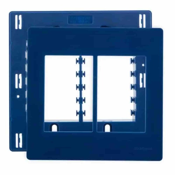 Placa 4x4 6 Posto Separado Infiniti Azul Marinho C/ Suporte