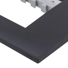 Placa 4x4 6Módulo(s) DIST com Suporte Inova Pro Class Black Piano Alumbra